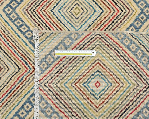 9x12 Zeigler Multicolor Afghan Hand Knotted Wool Area Rug